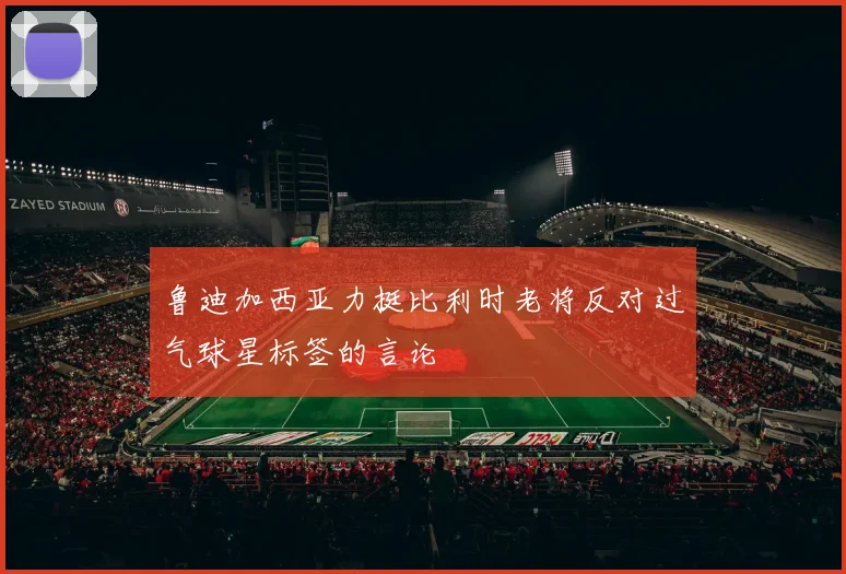 鲁迪加西亚力挺比利时老将反对过气球星标签的言论